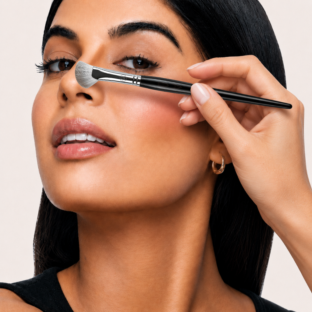 Cọ Quạt Khối Mũi Highlight Sống Mũi BH Cosmetics Fan Nose Shadow Brush BH262